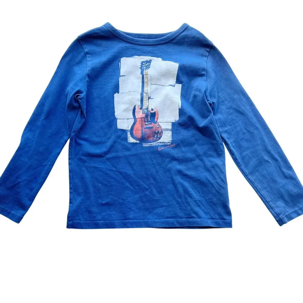 Gap Kids Blue Guitar Tee